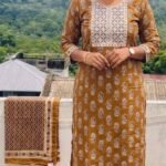 slited top,bottom,dupatta with lining
