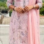 slited top, bottom, dupatta with lining
