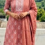 Slitted Top Plus Bottom With Duppatta