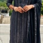 Slitted Top Plus Bottom With Duppatta