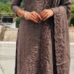 Slitted Top Plus Bottom With Duppatta
