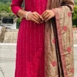 Slitted Top Plus Bottom With Duppatta (Copy)