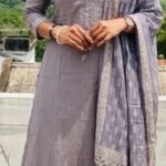 Slitted Top Plus Bottom With Duppatta