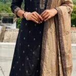 Slitted Top Plus Bottom With Duppatta