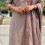 Slitted Top Plus Bottom With Duppatta