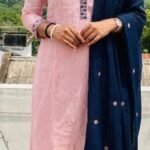 Slitted Top Plus Bottom With Duppatta