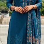 Slitted Top Plus Bottom With Duppatta
