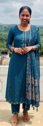 Slitted Top Plus Bottom With Duppatta