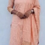 Slitted Top Plus Bottom With Duppatta