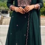 Slitted Top Plus Bottom With Duppatta