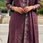 Slitted Top Plus Bottom With Duppatta