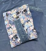 georgette slited top bottom dupatta - Image 2
