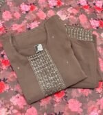 Slitted Top Plus Bottom With Duppatta - Image 2