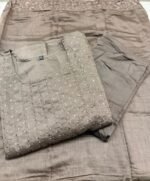 Slitted Top Plus Bottom With Duppatta - Image 2
