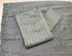 Slitted Top Plus Bottom With Duppatta - Image 2