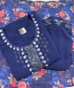 Slitted Top Plus Bottom With Duppatta - Image 2