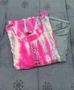 slited top, bottom, dupatta with lining - Image 2