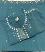 Slitted Top Plus Bottom With Duppatta - Image 2