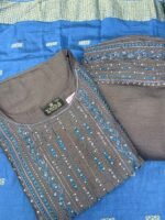 Slitted Top Plus Bottom With Duppatta - Image 2