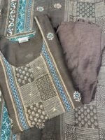 Slitted Top Plus Bottom With Duppatta-green - Image 2