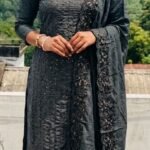 Slitted Top Plus Bottom With Duppatta