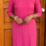 Slitted Top-light pink