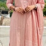 Slitted Top Plus Bottom With Duppatta