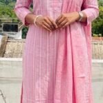 Slitted Top Plus Bottom With Duppatta