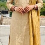 Slitted Top Plus Bottom With Duppatta