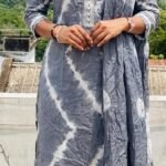 Slitted Top Plus Bottom With Duppatta