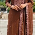 Slitted Top Plus Bottom With Duppatta