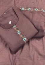 Slitted Top Plus Bottom With Duppatta - Image 2
