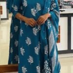 slitted top ,bottom with dupatta-B