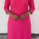 Slitted Top-light pink