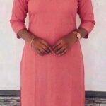 Slitted Top-peach