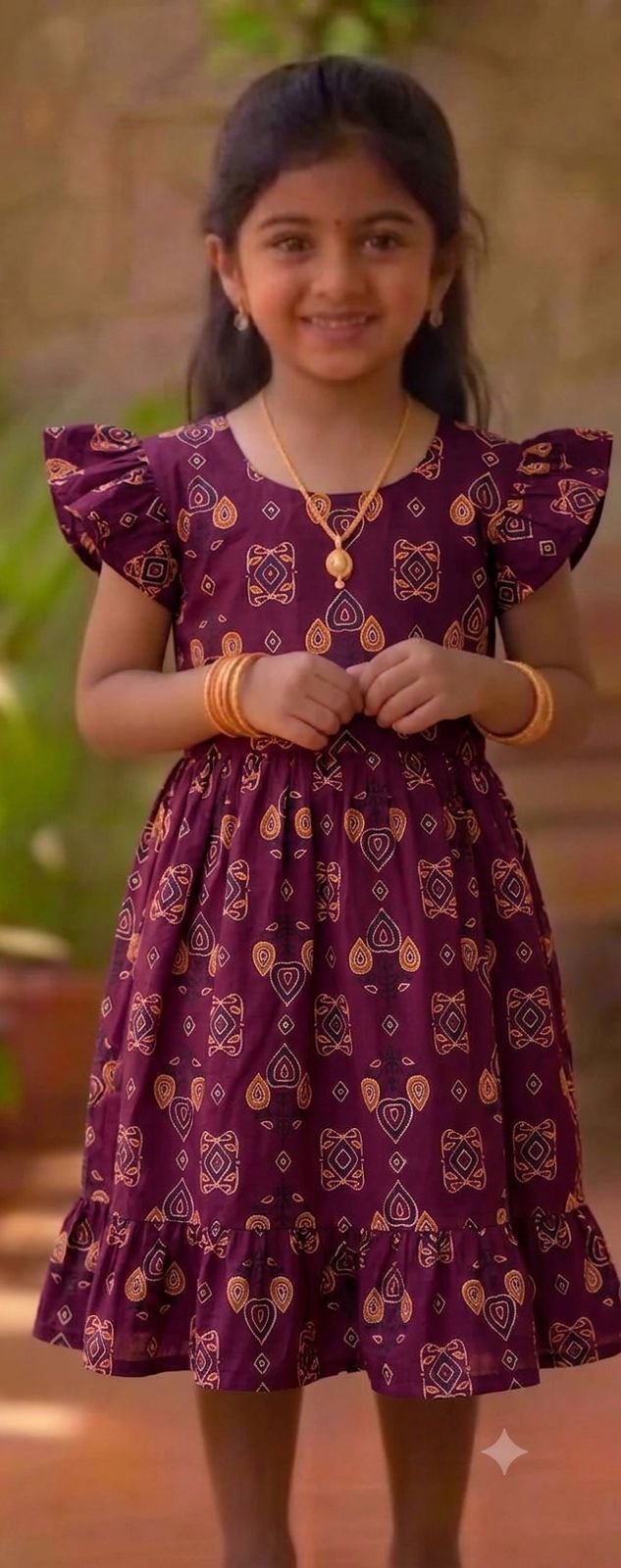 WhatsApp Image 2026-06-23 at 1.09.58 PM (1) Kids Frock - Image 1