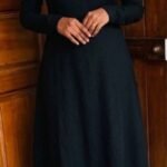 A Line Kurthi-Black