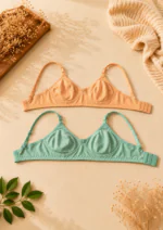 Baniyan Bra-2(light green+cream)