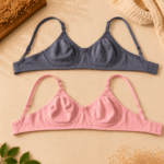 Baniyan Bra-2(ash+light pink)