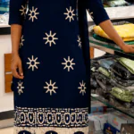 Slitted Top-Navy