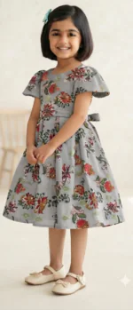 Kids Frock-light blue