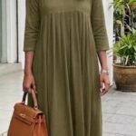 A Line Top Plus Bottom-Olivegreen