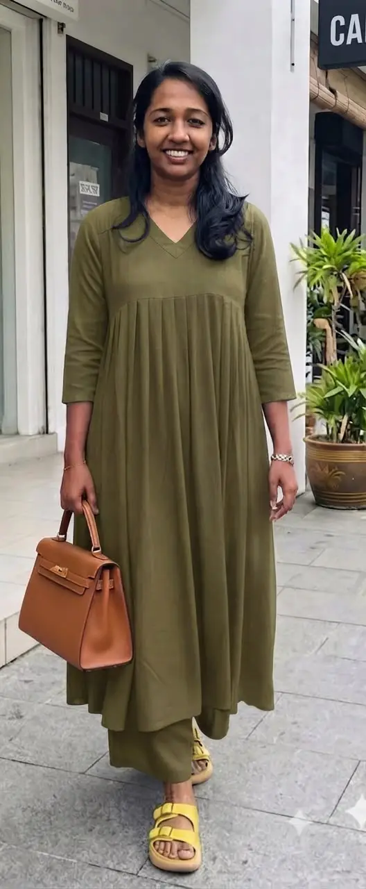 Feeding Top Plus Bottom With Two Side Zip-Olive green - Image 1