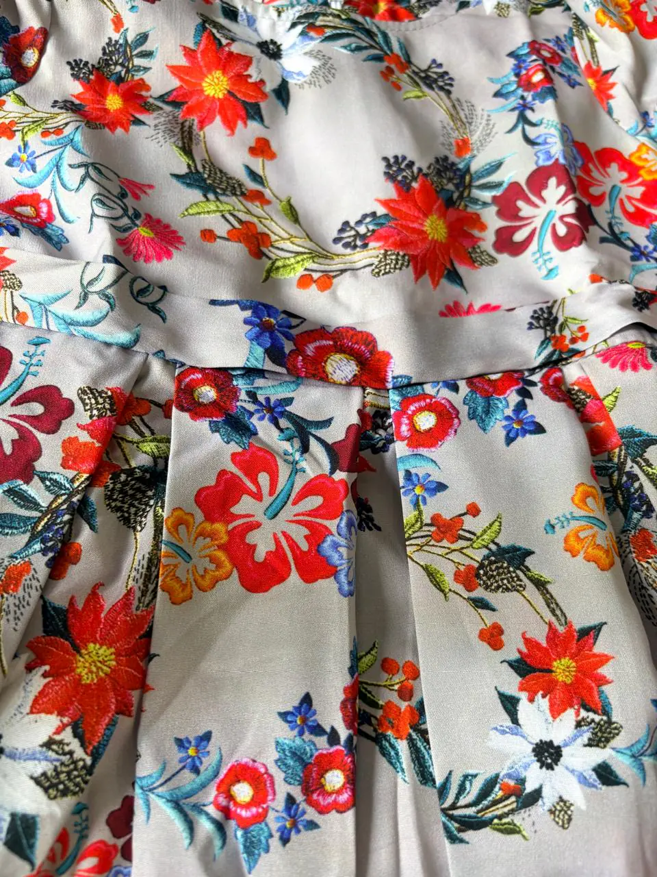 Kids Frock-light blue - Image 2