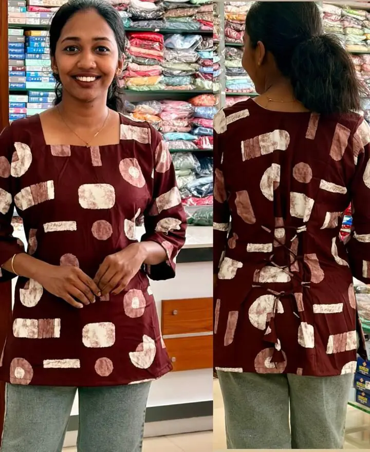 Short Top-Maroon - Image 1