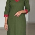 Slitted Top Plus Bottom-green