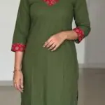Slitted Top Plus Bottom-green