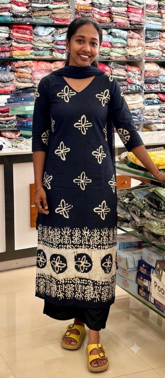 WhatsApp Image 2026-07-24 at 3.15.12 PM Slitted Top-Navy(F) - Image 1