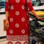 Slitted Top-Red