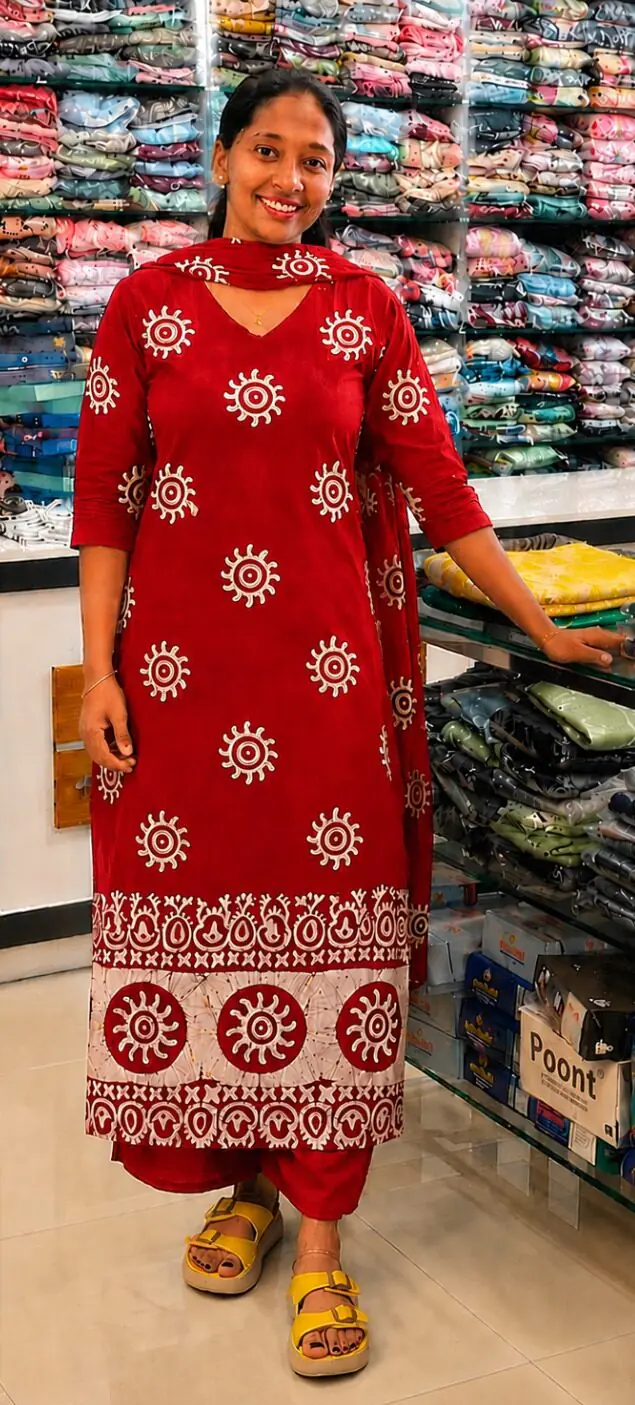 Slitted Top-Red - Image 1